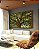 Quadro Horizontal Árvore Iluminada Folhagem Verde Luz Natural Canvas Moldura - Imagem 5