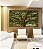 Quadro Horizontal Árvore Iluminada Folhagem Verde Luz Natural Canvas Moldura - Imagem 2