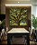 Quadro Quadrado Árvore Iluminada Folhagem Verde Luz Natural Canvas Moldura - Imagem 1