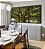 Trio de Quadros Árvore Iluminada Folhagem Verde Luz Natural Canvas Moldura - Imagem 4
