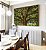 Duo de Quadros Árvore Iluminada Folhagem Verde Luz Natural Canvas Moldura - Imagem 5