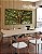 Duo de Quadros Quadrados Árvore Iluminada Folhagem Verde Luz Natural Canvas Moldura - Imagem 3