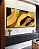 Trio de Quadros Abstrato Mosaico Contornos Marrom Amarelo Ouro Canvas Moldura - Imagem 4