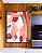 Quadro Vertical Abstrato Mosaico Contornos Rosa Salmão Cinza Branco Canvas Moldura - Imagem 3