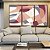 Trio de Quadros Abstrato Mosaico Contornos Rosa Salmão Cinza Branco Canvas Moldura - Imagem 4