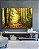 Quadro Horizontal Caminho Iluminado na Floresta Dourada Natureza Paisagem Canvas Moldura - Imagem 1