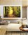 Quadro Horizontal Caminho Iluminado na Floresta Dourada Natureza Paisagem Canvas Moldura - Imagem 5