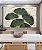 Quadro Horizontal Folhas Ginkgo Verde Esmeralda Dourado Natureza Canvas Moldura - Imagem 2