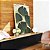 Quadro Vertical Folhas Ginkgo Verde Esmeralda Dourado Natureza Canvas Moldura - Imagem 5