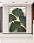 Quadro Vertical Folhas Ginkgo Verde Esmeralda Dourado Natureza Canvas Moldura - Imagem 4
