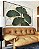 Duo de Quadros Folhas Ginkgo Verde Esmeralda Dourado Natureza Canvas Moldura - Imagem 4