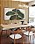 Duo de Quadros Quadrados Folhas Ginkgo Verde Esmeralda Dourado Natureza Canvas Moldura - Imagem 4