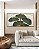 Duo de Quadros Quadrados Folhas Ginkgo Verde Esmeralda Dourado Natureza Canvas Moldura - Imagem 5
