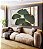 Trio de Quadros Estilizados Folhas Ginkgo Verde Esmeralda Dourado Natureza Canvas Moldura - Imagem 1