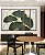 Trio de Quadros Estilizados Folhas Ginkgo Verde Esmeralda Dourado Natureza Canvas Moldura - Imagem 2