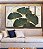 Trio de Quadros Estilizados Folhas Ginkgo Verde Esmeralda Dourado Natureza Canvas Moldura - Imagem 4