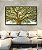 Quadro Horizontal Paisagem Copa de Árvore iluminada Natureza Canvas Moldura - Imagem 1