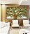 Quadro Horizontal Paisagem Copa de Árvore iluminada Natureza Canvas Moldura - Imagem 5