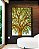 Quadro Vertical Paisagem Copa de Árvore iluminada Natureza Canvas Moldura - Imagem 4