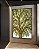 Quadro Vertical Paisagem Copa de Árvore iluminada Natureza Canvas Moldura - Imagem 2