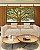 Duo de Quadros Quadrados Paisagem Copa de Árvore iluminada Natureza Canvas Moldura - Imagem 1