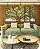 Trio de Quadros Estilizados Paisagem Copa de Árvore iluminada Natureza Canvas Moldura - Imagem 3