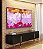 Duo de Quadros Abstrato Mosaico Rosa Laranja Canvas Moldura - Imagem 4