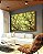 Quadro Horizontal Copa de Árvore Iluminada Galhos Folhas Verdes Natureza Canvas Moldura - Imagem 3