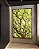 Quadro Vertical Copa de Árvore Iluminada Galhos Folhas Verdes Natureza Canvas Moldura - Imagem 2
