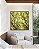 Quadro Quadrado Copa de Árvore Iluminada Galhos Folhas Verdes Natureza Canvas Moldura - Imagem 4