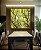 Quadro Quadrado Copa de Árvore Iluminada Galhos Folhas Verdes Natureza Canvas Moldura - Imagem 3