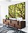 Duo de Quadros Copa de Árvore Iluminada Galhos Folhas Verdes Natureza Canvas Moldura - Imagem 1