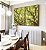 Duo de Quadros Copa de Árvore Iluminada Galhos Folhas Verdes Natureza Canvas Moldura - Imagem 5