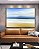 Quadro Horizontal Praia Mar Azul Sereno Nuvens Movimento Canvas Moldura - Imagem 5