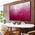 Quadro Horizontal Abstrato Degradê Rosa Pink Fúcsia Textura Canvas Moldura - Imagem 5
