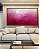 Quadro Horizontal Abstrato Degradê Rosa Pink Fúcsia Textura Canvas Moldura - Imagem 4