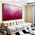 Quadro Horizontal Abstrato Degradê Rosa Pink Fúcsia Textura Canvas Moldura - Imagem 3