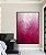 Quadro Vertical Abstrato Degradê Rosa Pink Fúcsia Textura Canvas Moldura - Imagem 3