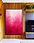 Quadro Vertical Abstrato Degradê Rosa Pink Fúcsia Textura Canvas Moldura - Imagem 1