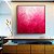 Quadro Quadrado Abstrato Degradê Rosa Pink Fúcsia Textura Canvas Moldura - Imagem 3