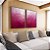 Duo de Quadros Abstrato Degradê Rosa Pink Fúcsia Textura Canvas Moldura - Imagem 3