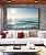 Quadro Horizontal Mar Cristalino Azul Turquesa Sol Céu Claro Canvas Moldura - Imagem 3