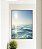 Quadro Vertical Mar Cristalino Azul Turquesa Sol Céu Claro Canvas Moldura - Imagem 4