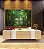 Quadro Horizontal Floresta Verde Intenso Serenidade Natureza Paisagem Canvas Moldura - Imagem 5