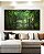 Quadro Horizontal Floresta Verde Intenso Serenidade Natureza Paisagem Canvas Moldura - Imagem 4