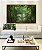 Quadro Horizontal Floresta Verde Intenso Serenidade Natureza Paisagem Canvas Moldura - Imagem 2