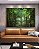 Quadro Horizontal Floresta Verde Intenso Serenidade Natureza Paisagem Canvas Moldura - Imagem 1