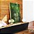 Quadro Vertical Floresta Verde Intenso Serenidade Natureza Paisagem Canvas Moldura - Imagem 1