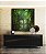 Quadro Quadrado Floresta Verde Intenso Serenidade Natureza Paisagem Canvas Moldura - Imagem 5