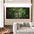 Duo de Quadros Quadrados Floresta Verde Intenso Serenidade Natureza Paisagem Canvas Moldura - Imagem 5